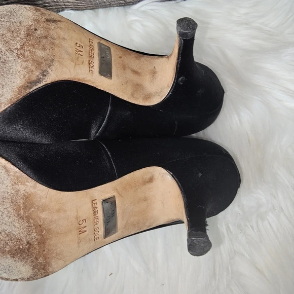 BADGLEY MISCHKA Women's Heels Black sz 5 - Picture 9 of 11